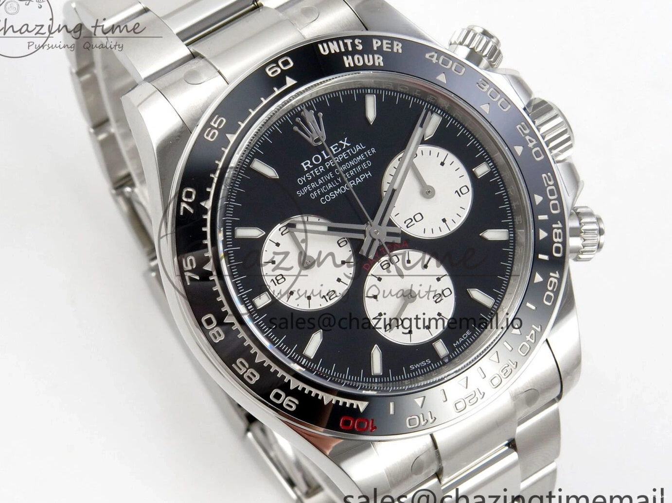 MiroTime 0316 Cozy Custom Daytona 126529 Le Mans  CLEAN 1:1 Best Edition White Dial on SS 904L Bracelet Custom Modded PPM 331